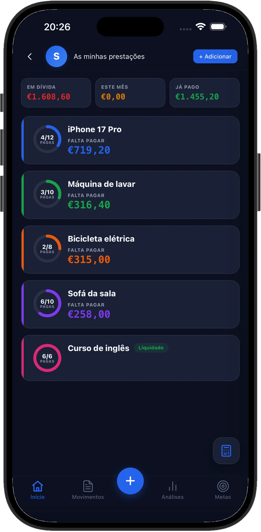 Prestações